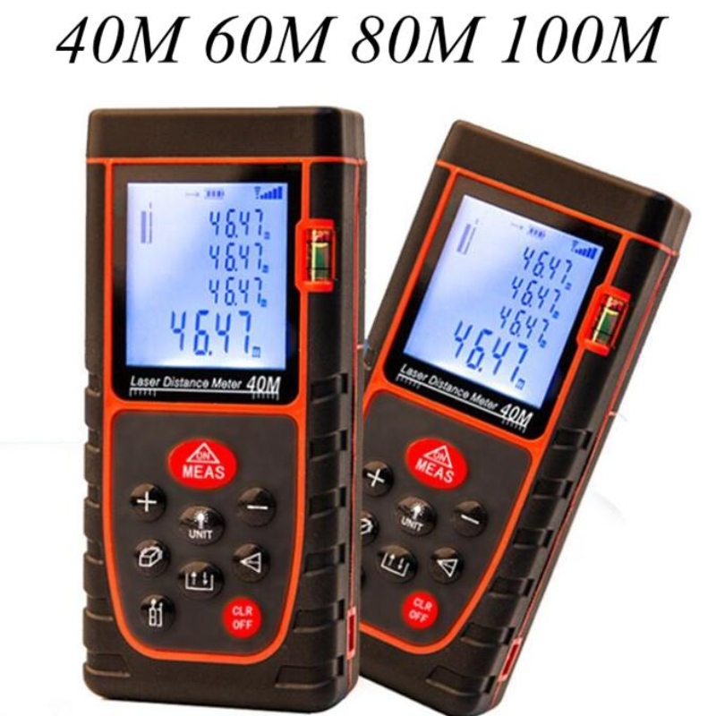 Digitális lézer távolságmérő 40Meter 60M 80M és 100 Meter